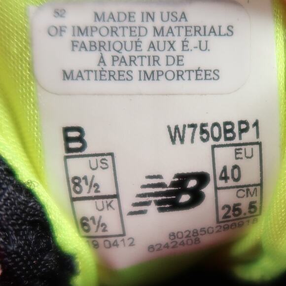 New Balance Shoes Womens 8.5 Athletic Trainer 750 v1 Running Sneaker Lightweight - Picture 7 of 12